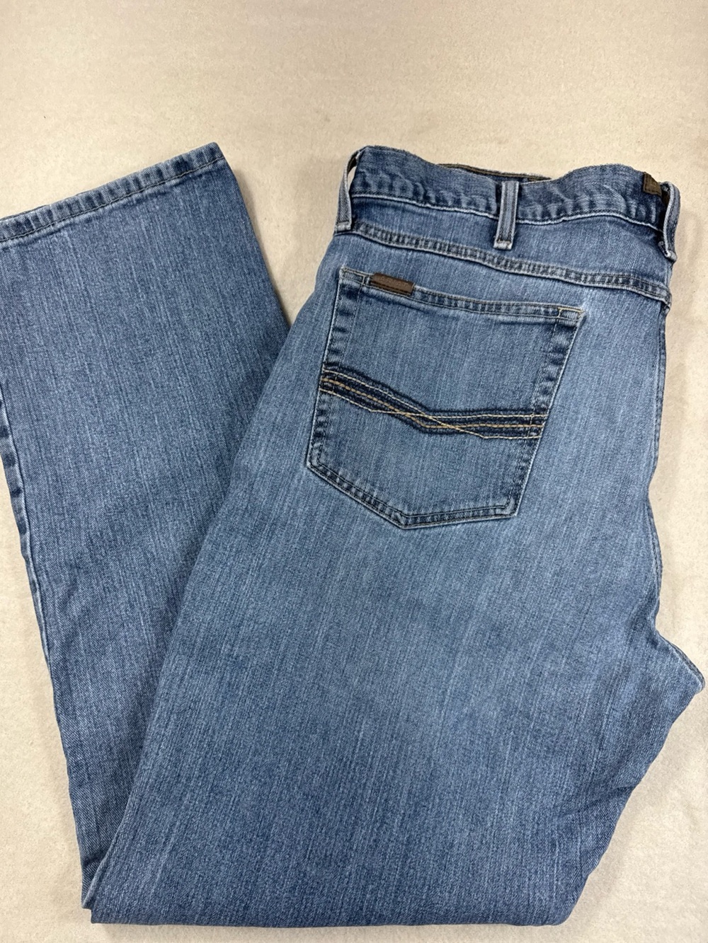 Ariat M2 Jeans Men’s 38x32(31) Blue Traditional Relaxed Boot Cut Denim Work Wear